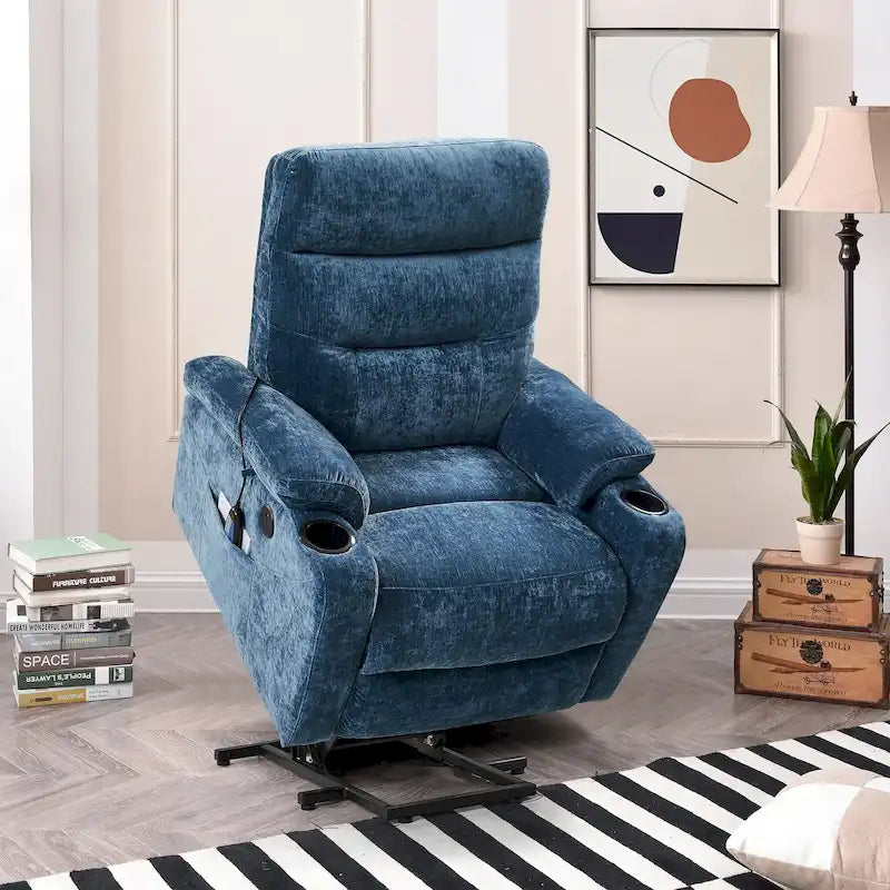 Christopher Knight Home - Fauteuil inclinable électrique releveur Liyasi avec massage, chauffage et fonctions pratiques