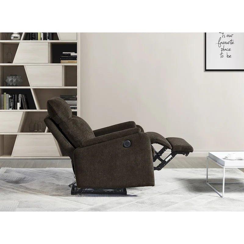 Christopher Knight Home - Fauteuil inclinable motorisé Hudson avec port USB