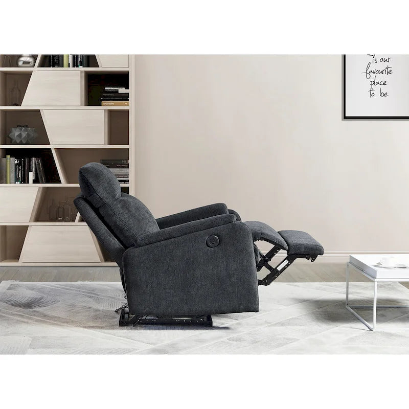 Christopher Knight Home - Fauteuil inclinable motorisé Hudson avec port USB