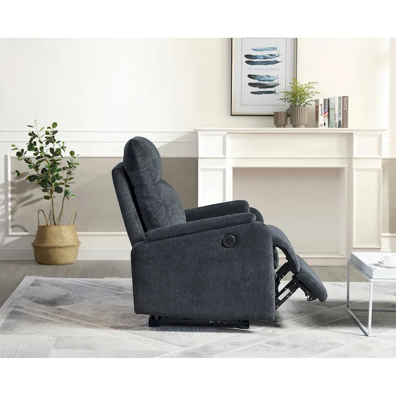 Christopher Knight Home - Fauteuil inclinable motorisé Hudson avec port USB