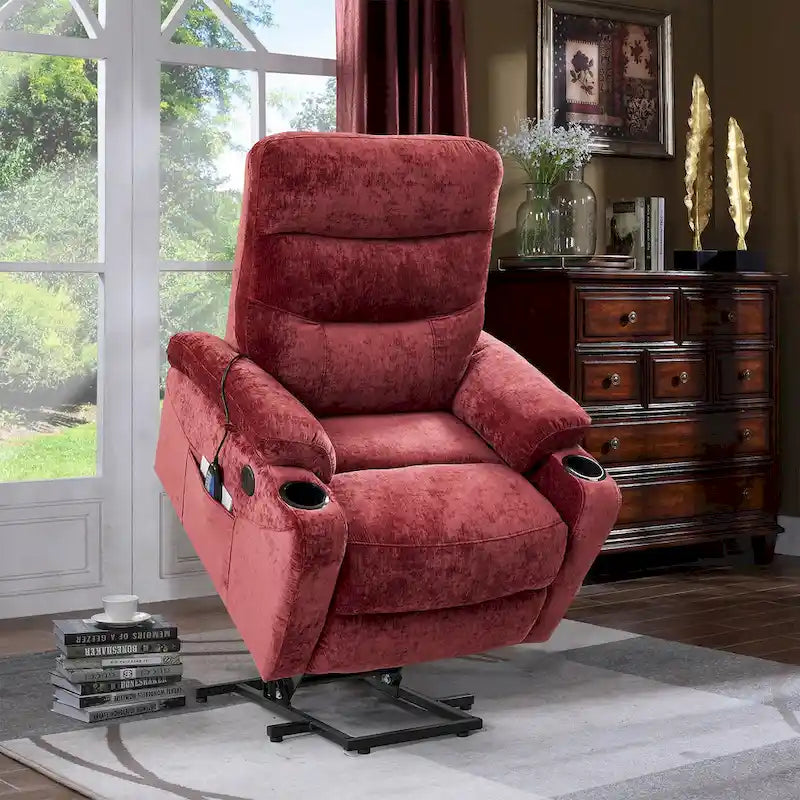 Fauteuil inclinable électrique Christopher Knight Home avec fonction de levage et massage