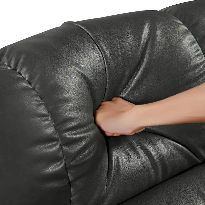 Christopher Knight Home - Fauteuil inclinable électrique avec deux moteurs, fonction massage et chauffage, porte-gobelets et support de téléphone réglable
