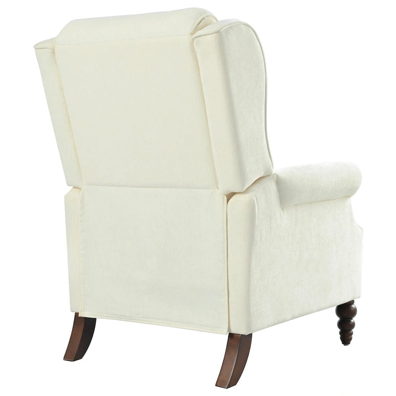 Fauteuil inclinable rembourré Barnn avec dossier à oreilles par Christopher Knight Home