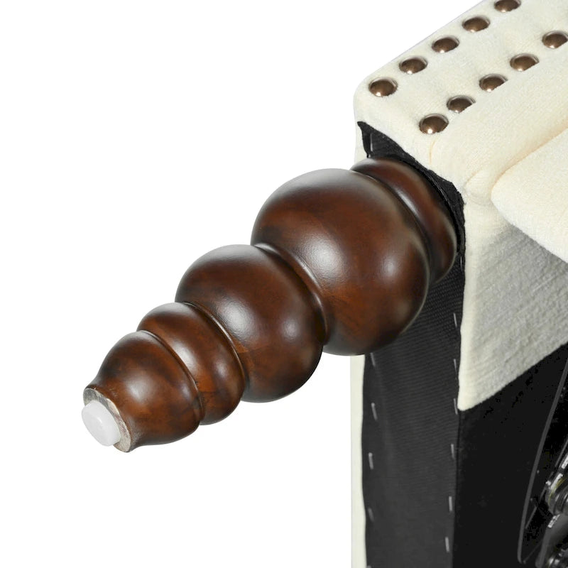 Fauteuil inclinable rembourré Barnn avec dossier à oreilles par Christopher Knight Home