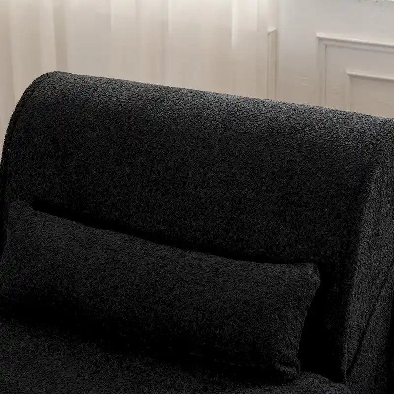 GDFStudio - Fauteuil inclinable intemporel en tissu Amelia avec design ergonomique et oreillers assortis