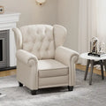 Fauteuil inclinable moderne capitonné à dossier poussoir