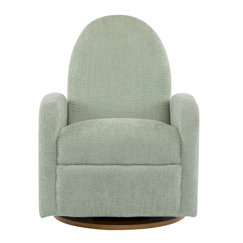Fauteuil inclinable en bouclette Christopher Knight Home 360 pivotant et planeur