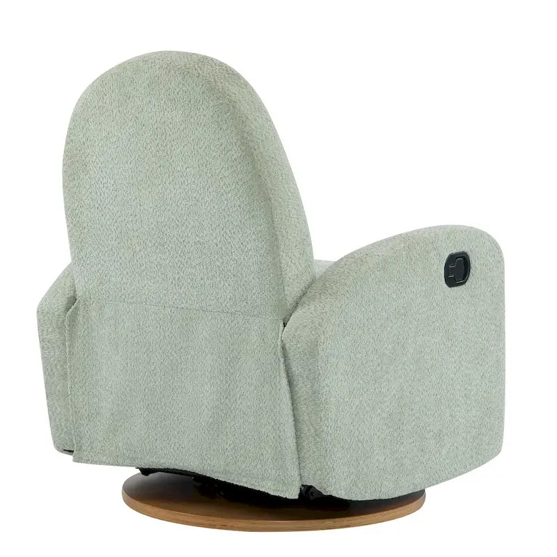 Fauteuil inclinable en bouclette Christopher Knight Home 360 pivotant et planeur