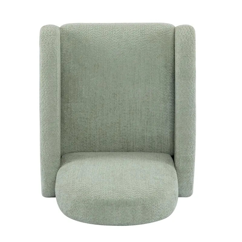Fauteuil inclinable en bouclette Christopher Knight Home 360 pivotant et planeur