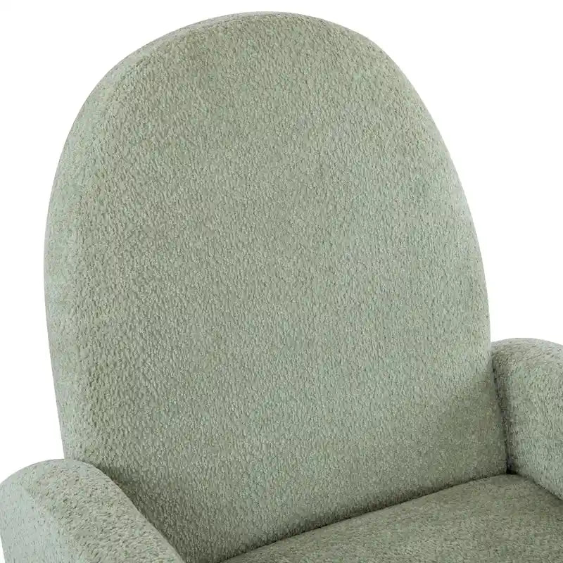 Fauteuil inclinable en bouclette Christopher Knight Home 360 pivotant et planeur