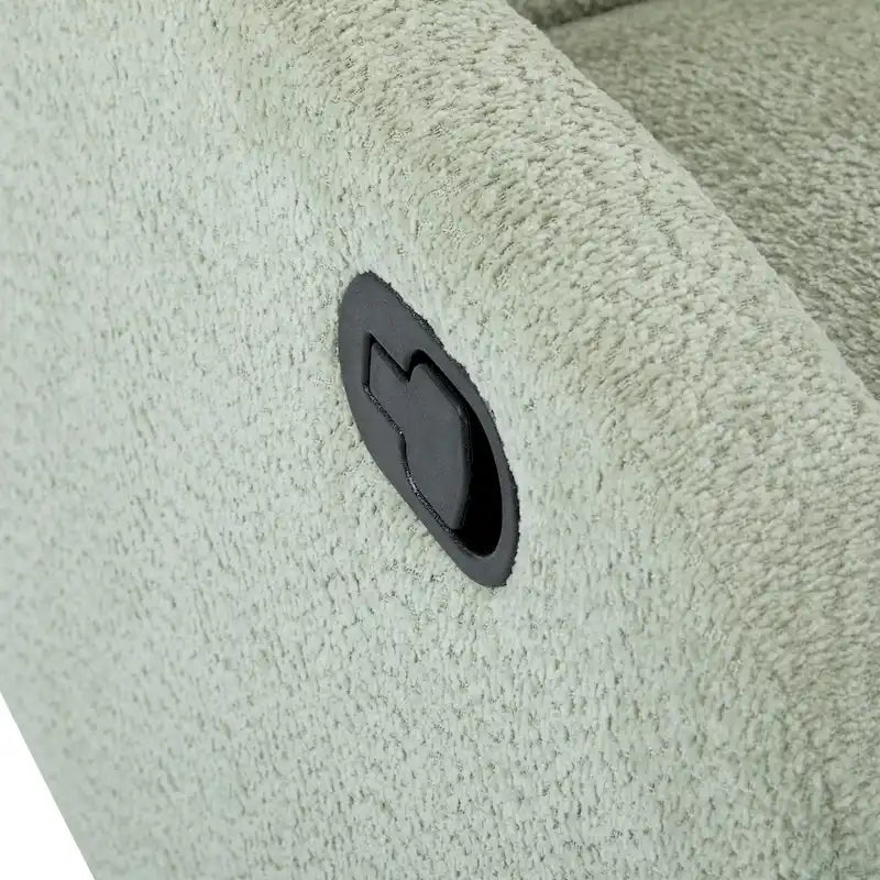 Fauteuil inclinable en bouclette Christopher Knight Home 360 pivotant et planeur