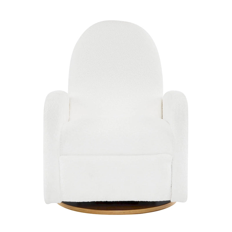 Fauteuil inclinable en bouclette Christopher Knight Home 360 pivotant et planeur