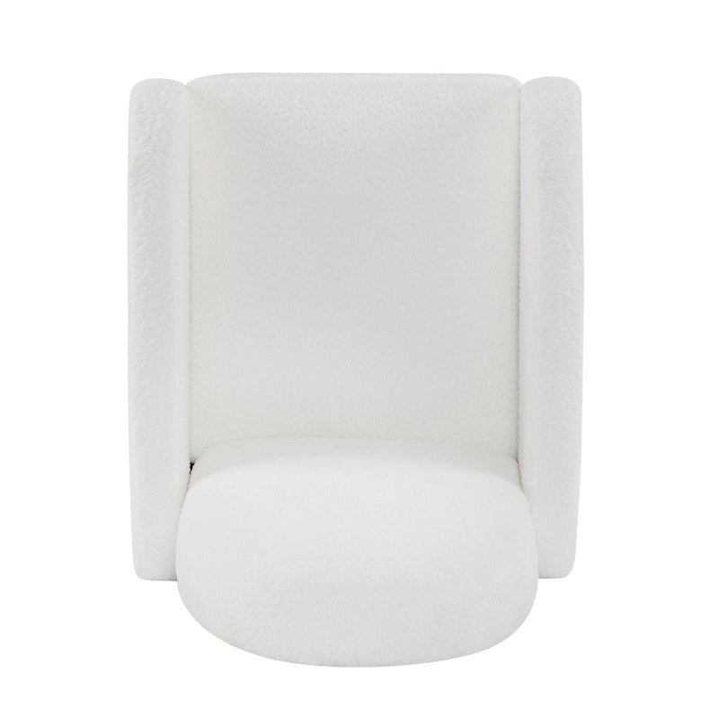 Fauteuil inclinable en bouclette Christopher Knight Home 360 pivotant et planeur
