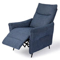 Glitzhome Fauteuil inclinable 41H en tissu avec dossier segmenté ergonomique