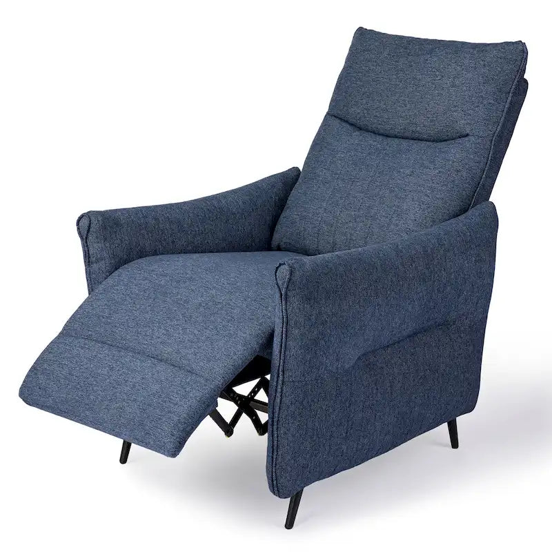 Glitzhome Fauteuil inclinable 41H en tissu avec dossier segmenté ergonomique
