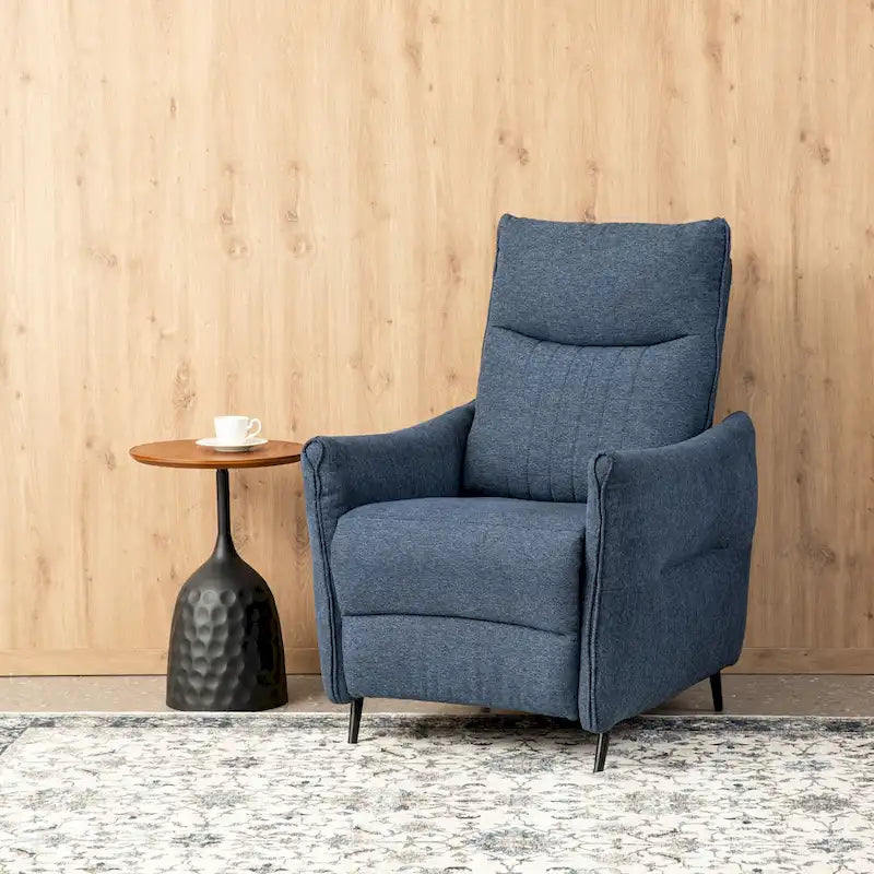 Glitzhome Fauteuil inclinable 41H en tissu avec dossier segmenté ergonomique