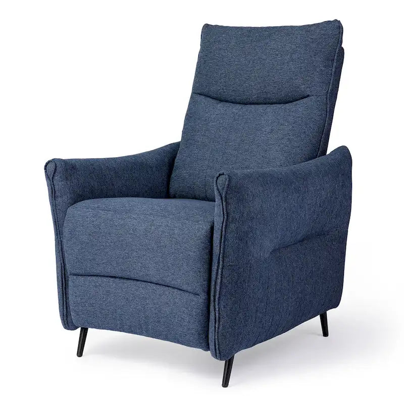 Glitzhome Fauteuil inclinable 41H en tissu avec dossier segmenté ergonomique