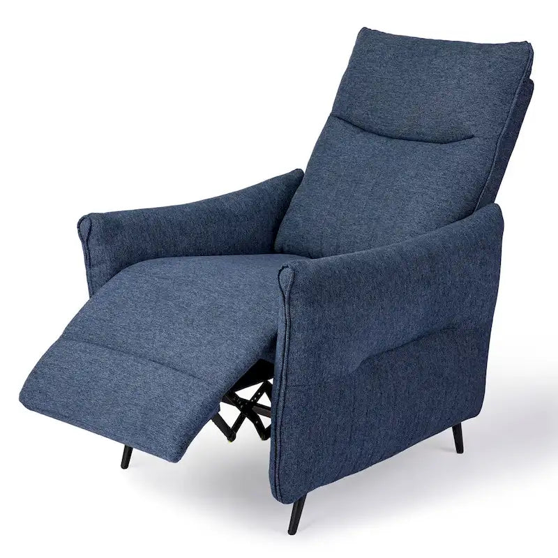 Glitzhome Fauteuil inclinable 41H en tissu avec dossier segmenté ergonomique
