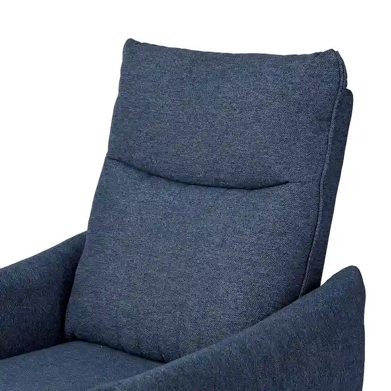 Glitzhome Fauteuil inclinable 41H en tissu avec dossier segmenté ergonomique