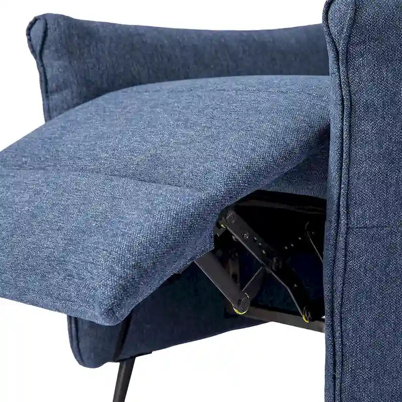 Glitzhome Fauteuil inclinable 41H en tissu avec dossier segmenté ergonomique
