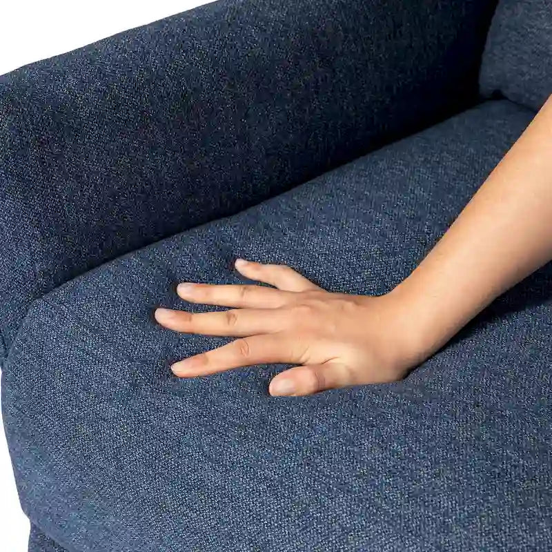 Glitzhome Fauteuil inclinable 41H en tissu avec dossier segmenté ergonomique