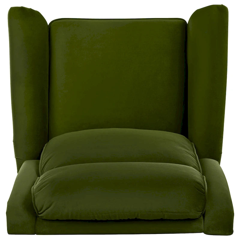 Fauteuil inclinable pivotant moderne en velours Marloo par Christopher Knight Home