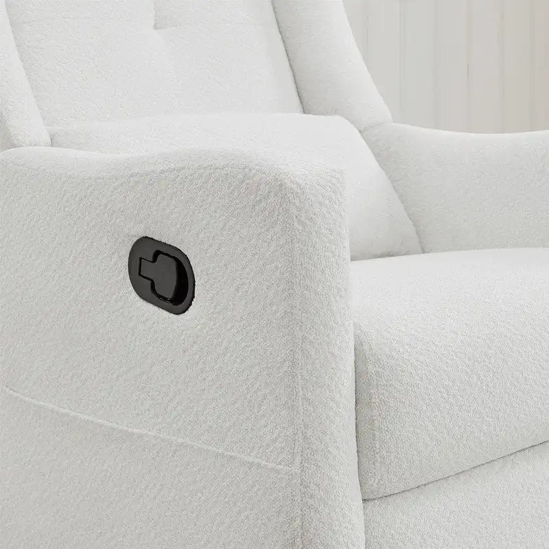 Fauteuil inclinable pivotant et coulissant manuel Lincoln avec coussin lombaire