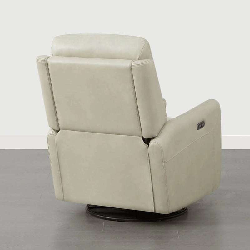 Fauteuil inclinable planeur pivotant électrique Adalyn avec oreiller lombaire