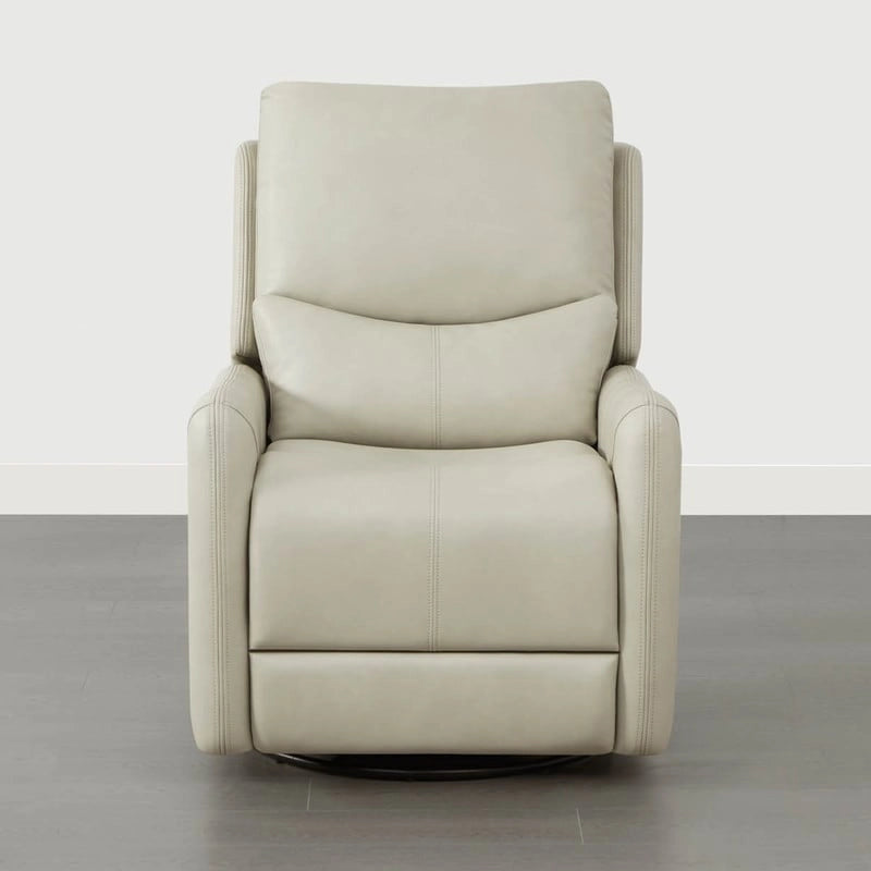 Fauteuil inclinable planeur pivotant électrique Adalyn avec oreiller lombaire