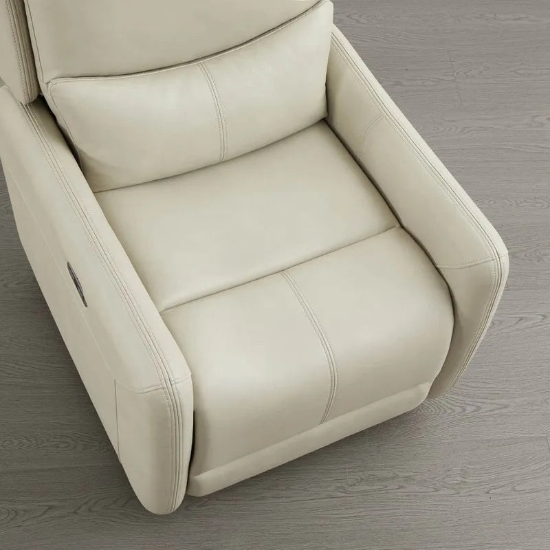 Fauteuil inclinable planeur pivotant électrique Adalyn avec oreiller lombaire
