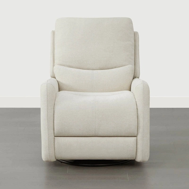 Fauteuil inclinable planeur pivotant électrique Adalyn avec oreiller lombaire