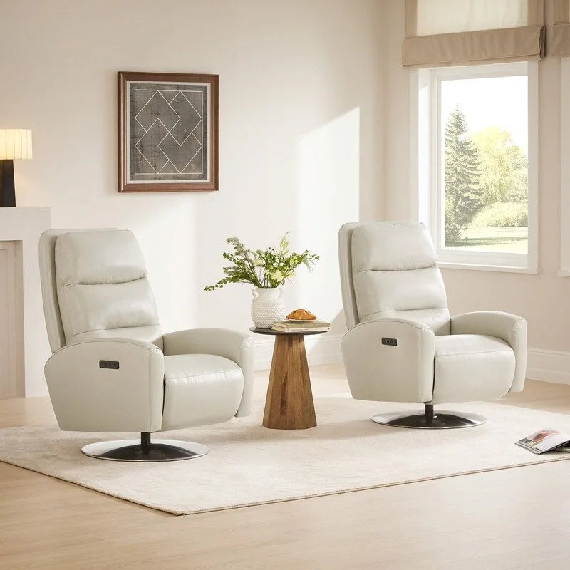 Fauteuil inclinable motorisé Mateo à double moteur et pivotant