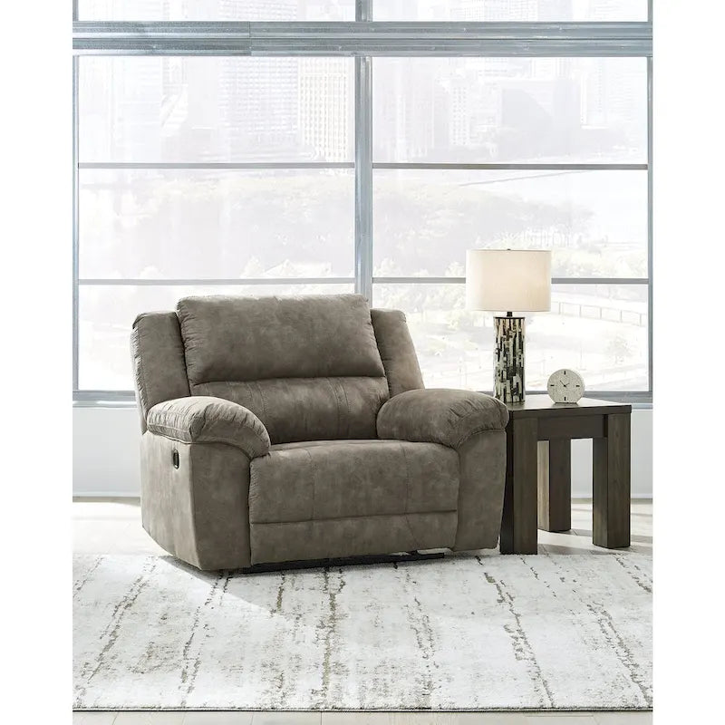 Signature Design by Ashley Laresview Brown Oversized Recliner