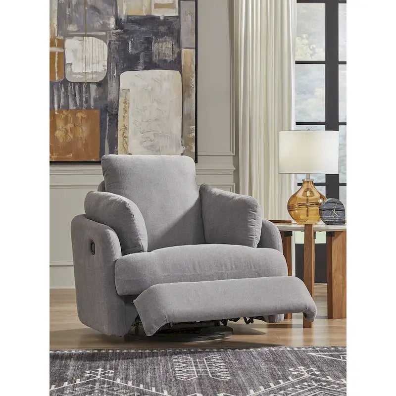 Fauteuil inclinable, pivotant et coulissant Modmax gris foncé Signature Design by Ashley