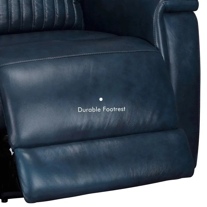 Fauteuil inclinable électrique zéro gravité en cuir avec appui-tête électrique, soutien lombaire électrique, port USB et USB-C