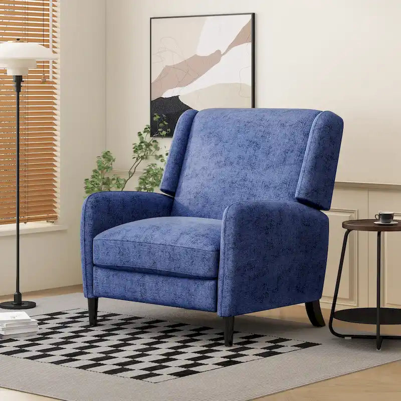 Fauteuil inclinable surdimensionné en tissu texturé Roomfitters, fauteuil inclinable confortable pour le salon