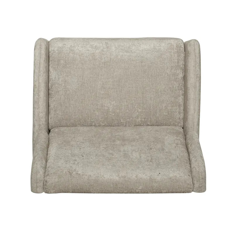 Fauteuil inclinable surdimensionné en tissu texturé Roomfitters, fauteuil inclinable confortable pour le salon