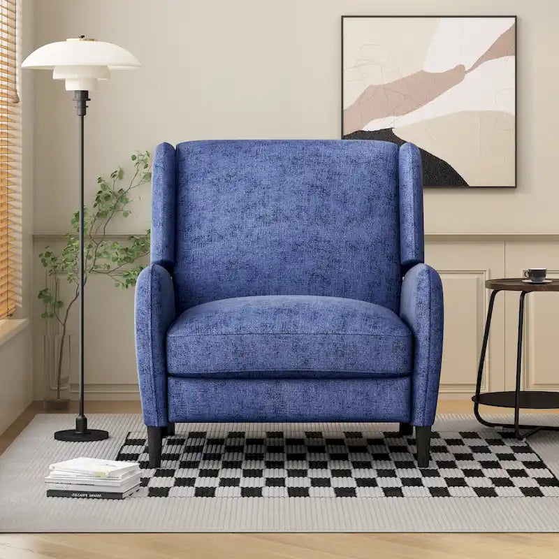 Fauteuil inclinable surdimensionné en tissu texturé Roomfitters, fauteuil inclinable confortable pour le salon