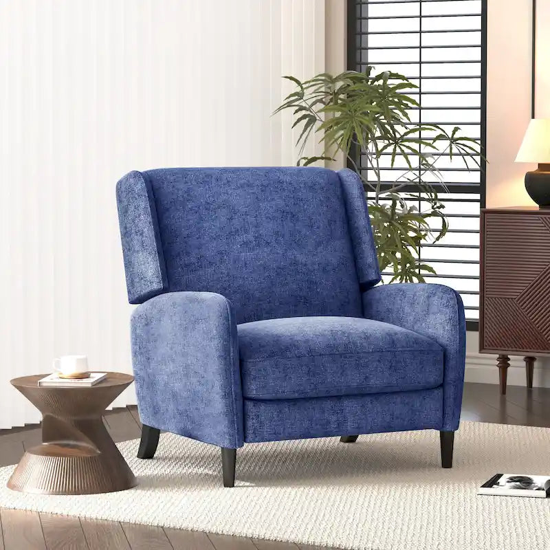 Fauteuil inclinable surdimensionné en tissu texturé Roomfitters, fauteuil inclinable confortable pour le salon