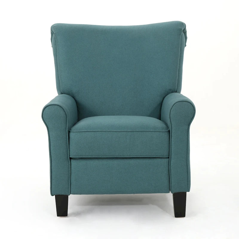 Fauteuil inclinable standard manuel Roomfitters, chaise longue confortable pour salon, chambre à coucher, sarcelle