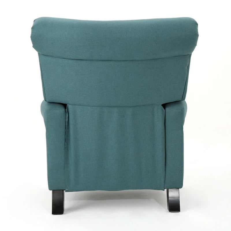 Fauteuil inclinable standard manuel Roomfitters, chaise longue confortable pour salon, chambre à coucher, sarcelle