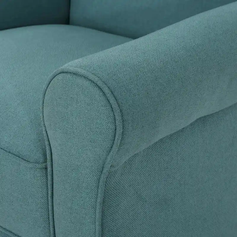 Fauteuil inclinable standard manuel Roomfitters, chaise longue confortable pour salon, chambre à coucher, sarcelle
