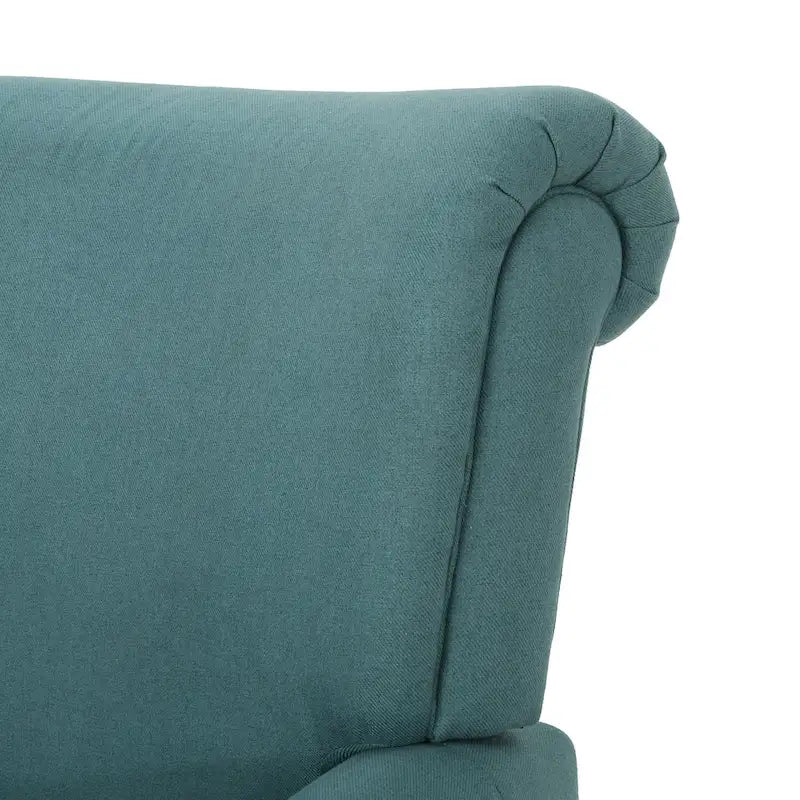 Fauteuil inclinable standard manuel Roomfitters, chaise longue confortable pour salon, chambre à coucher, sarcelle
