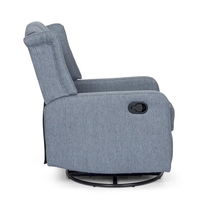 Roomfitters Design classique, Fauteuil inclinable manuel avec pivotement à 360 degrés, Fauteuil de relaxation pour le salon