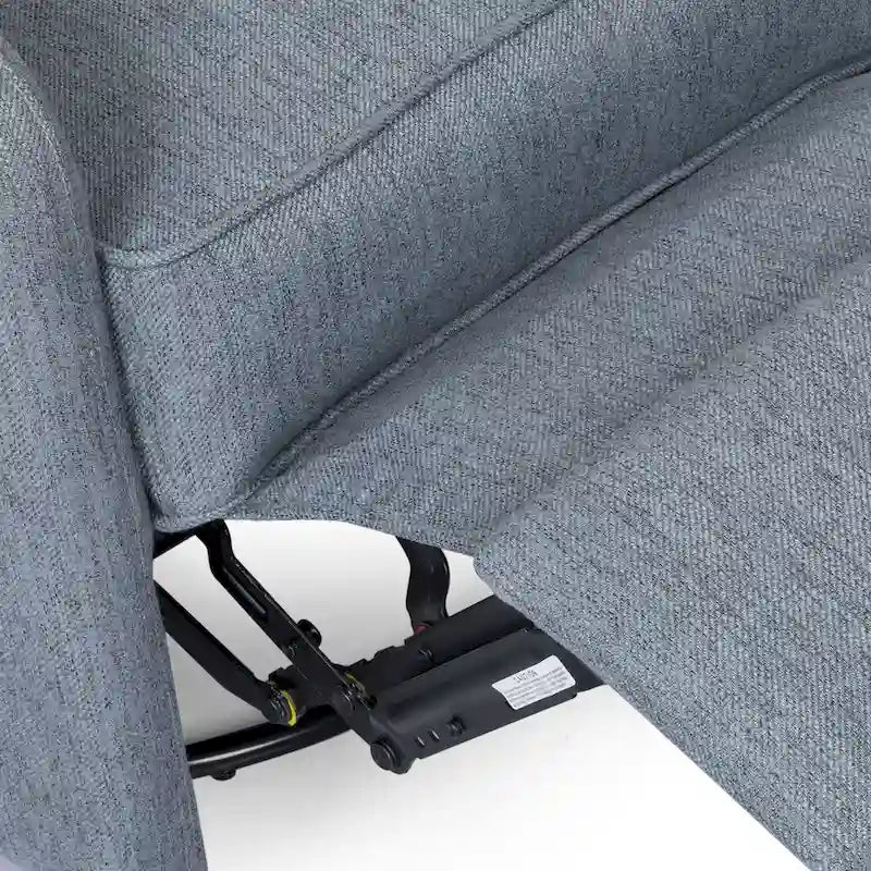 Roomfitters Design classique, Fauteuil inclinable manuel avec pivotement à 360 degrés, Fauteuil de relaxation pour le salon