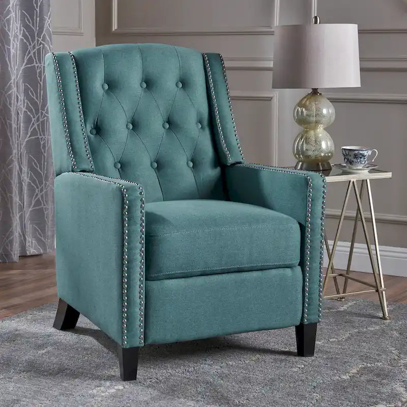 Fauteuil inclinable classique en tissu Roomfitters, élégant fauteuil inclinable pour salon, chambre à coucher
