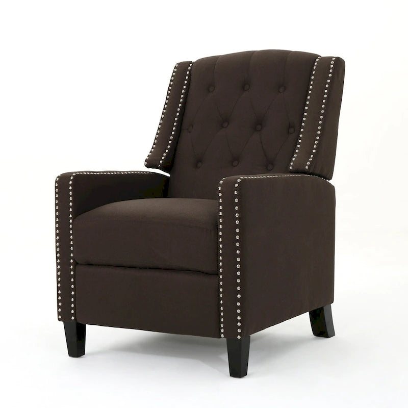 Fauteuil inclinable classique en tissu Roomfitters, élégant fauteuil inclinable pour salon, chambre à coucher