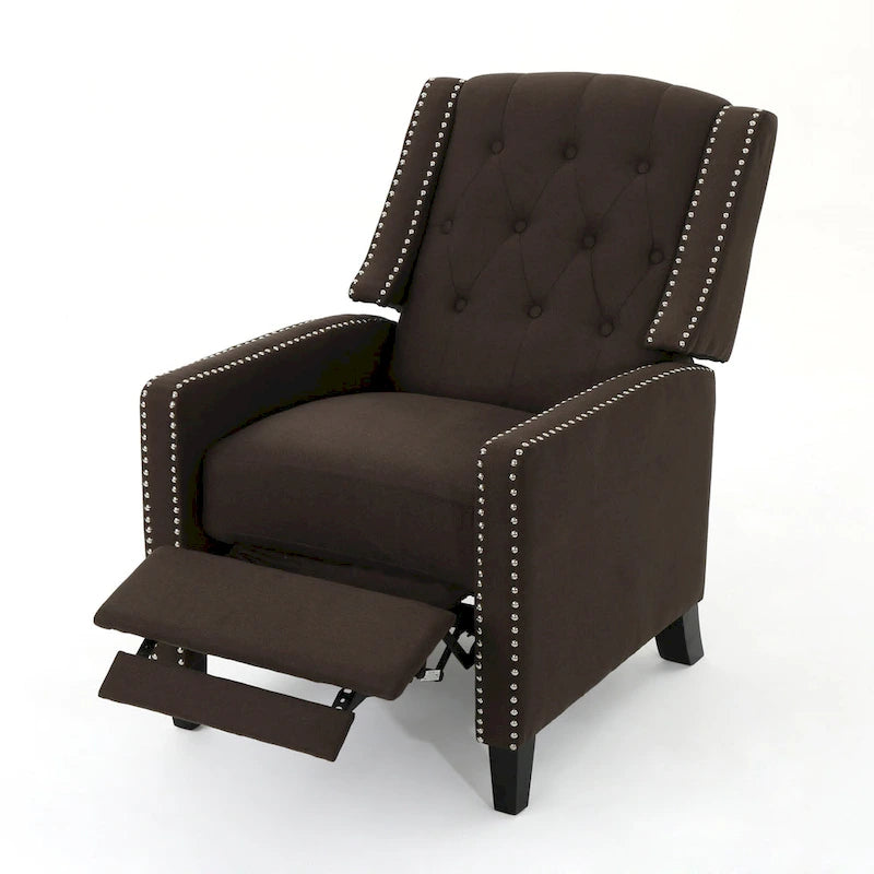 Fauteuil inclinable classique en tissu Roomfitters, élégant fauteuil inclinable pour salon, chambre à coucher
