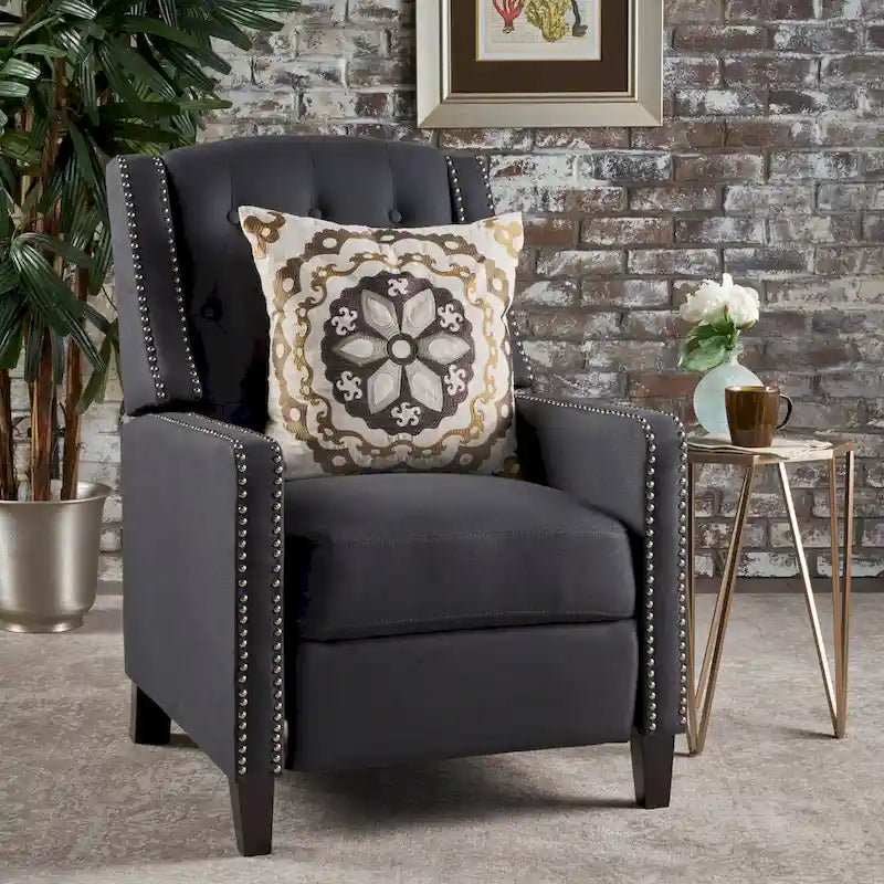 Fauteuil inclinable classique en tissu Roomfitters, élégant fauteuil inclinable pour salon, chambre à coucher