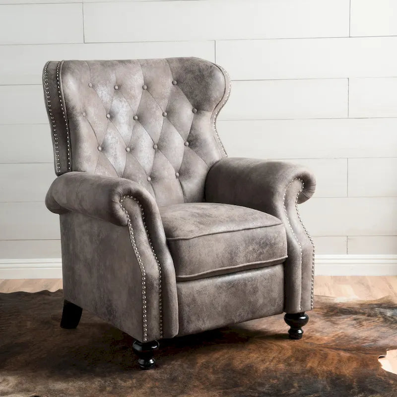 Fauteuil inclinable Roomfitters avec accoudoirs roulés, accentué, profitez d'un confort cocooning